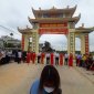 Lễ cắt băng khánh thành cổng làng Đồng Minh, xã Thái Hòa