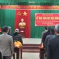 Đảng bộ xã Thái Hòa tổ Lễ trao tặng huy hiệu Đảng đợt 3/02/2024